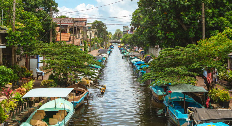 Hamilton,Canal,,Aka,Dutch,Canal,,In,Negombo,,Sri,Lanka,,Connecting