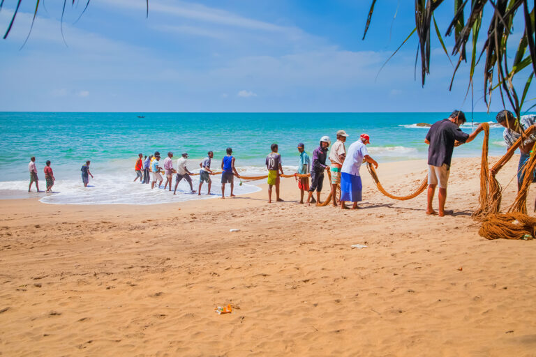 Unawatuna,,Sri,Lanka,09,February,2023,Group,Of,Men,In
